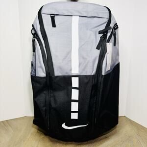 New Nike Hoops Elite Pro Basketball Backpack Black/Silver/Grey BA5554-012